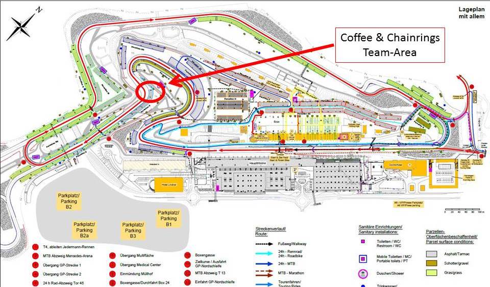 Rad Am Ring Wir Kommen Coffee Chainrings